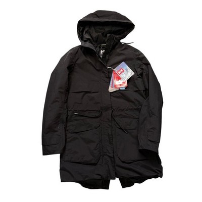 Helly Hansen Insulated Boyne Parka Women s Small Black Waterproof 3/4 Length NWT