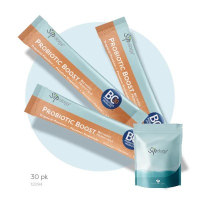 NEW Sipology Tropical Passion Probiotic Boost Drink Mix 30Pk Digestive Support