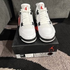 Air Jordan 4 bianco cemento taglia 11,5 NUOVISSIME FONDO DI MAGAZZINO 2016