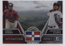 2024 Bowman Chrome International Impact Adriel Radney Francisco Vilorio 12g7