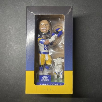 Aaron Donald Los Angeles Rams Bobblehead NFL Football Figure G.O.A.T ...