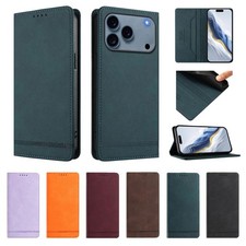 Funda tipo billetera de cuero con soporte para teléfono Honor 200 Magic 6 Huawei P50 Mate 80 Nova