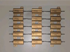  15 Dale RH-25 60 Ohm 25W 1 Aluminum Power Resistors - MC 9831 - NOS