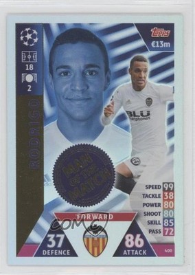 2018-19 Topps UEFA Champions Match Attax Man of the Rodrigo (Holo) #400 1b0