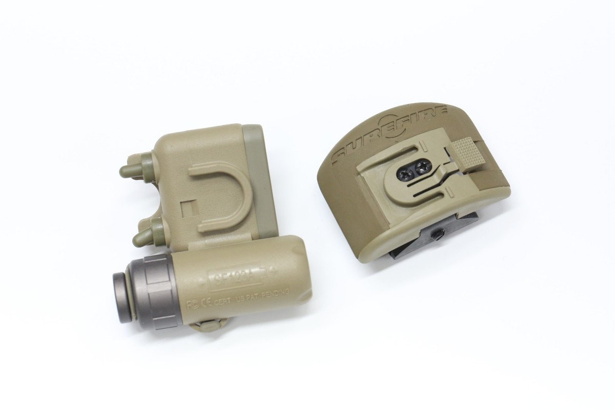 SUREFIRE HL1-C-TN & Helmet Light & Mount adapter - RED/WHITE/IR
