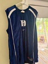 Duke Blue Devils Jersey Mens XL NCAA Basketball Reversible Nike/Grant Hill card