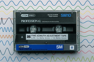 3-in-1 Fine AZIMUTH Adjustment cassette tape LR+6.3kHz+12.5kHz TDK PRO High Bias