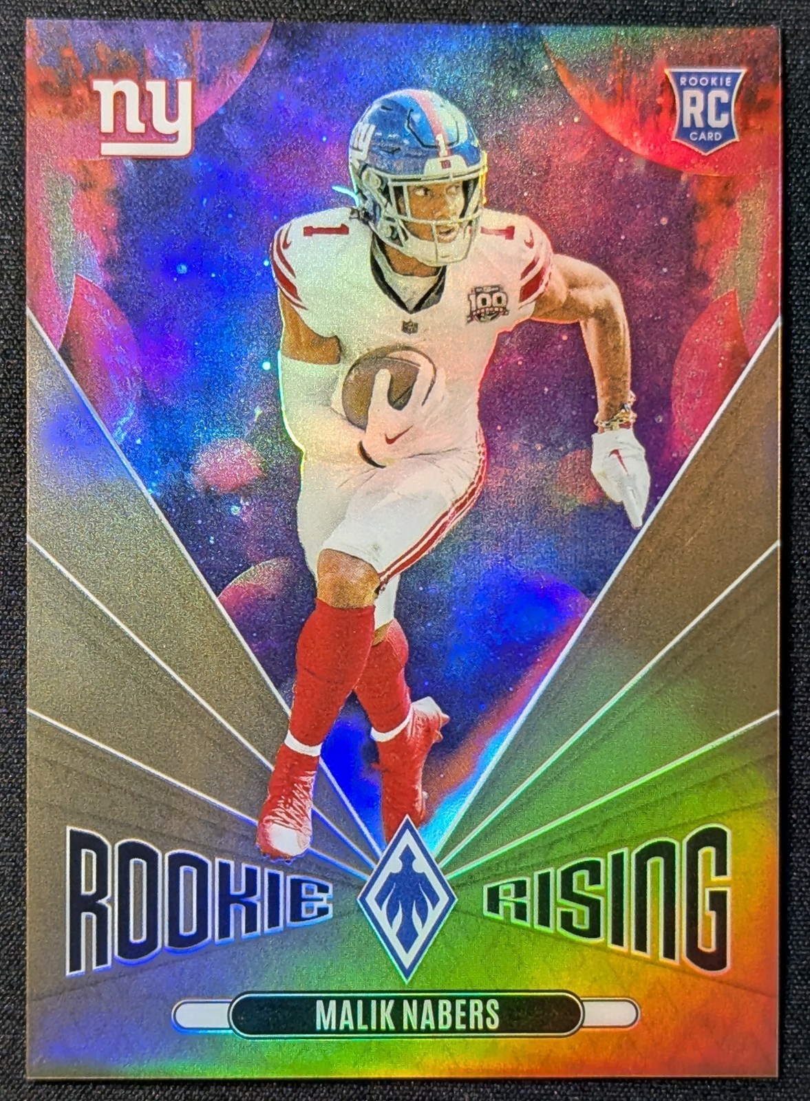 2024 Panini Phoenix - Rookie Rising Malik Nabers #RR-MNS Bronze 62/75 (RC)