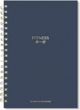New Fitness Planner Notebook Workout Log Journal Fast Shipping