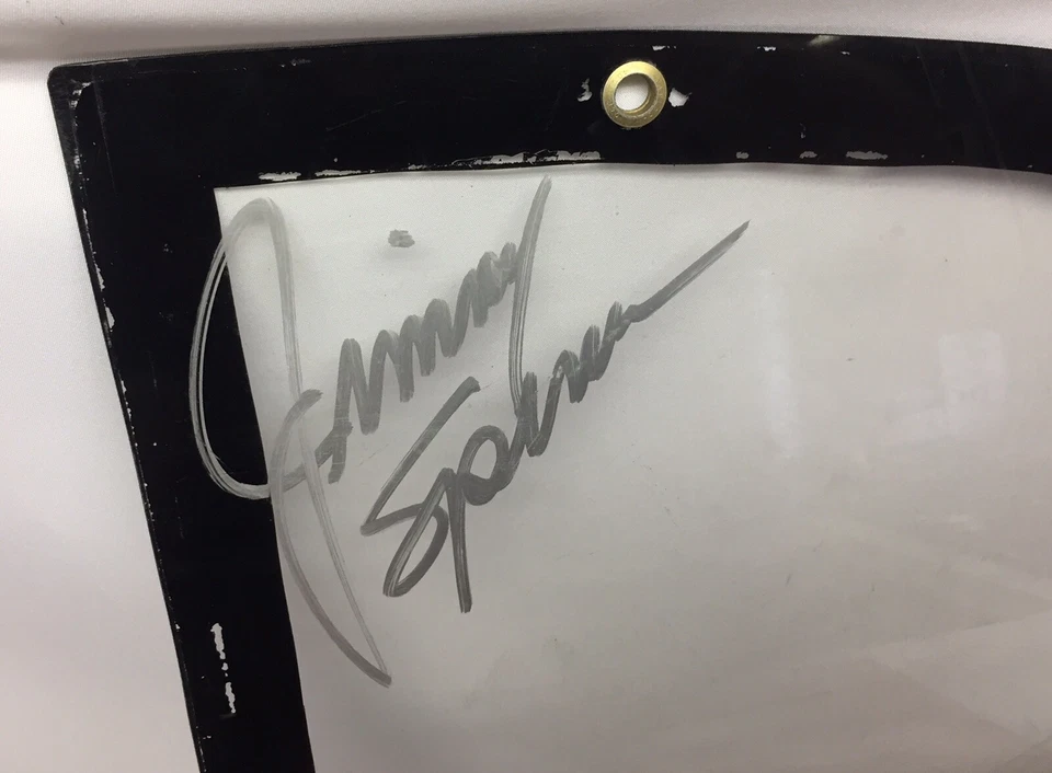 NASCAR / JIMMY SPENCER / FIRMADO / AUTOGRAFIADO / VENTANA DE COCHE DE CARRERAS / ¡RARO!!! Foto 4 de 4