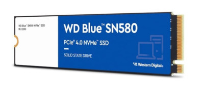 WD Blue SN580 500GB interne M.2 2280 NVMe SSD Festplatte PCIe4.0 WDS500G3B0E