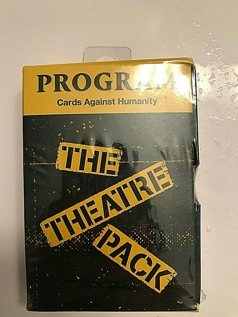 cards against humanity theatre pack card list