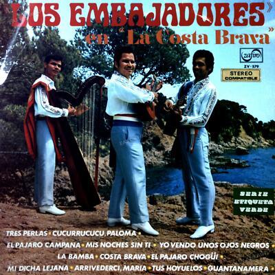 Los Embajadores - La Costa Brava LP 1970 (VG/VG) .