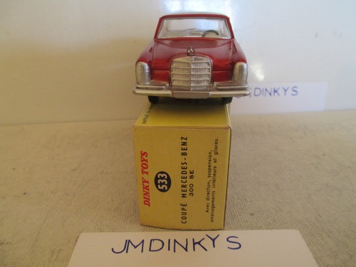 DINKY 533 MERCEDES BENZ 300 SE COUPE MIB 9 EN BOITE VERY NICE LOOK - Foto 3 di 18