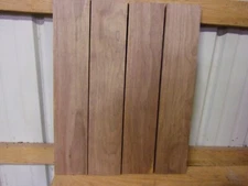 4 PC WALNUT LUMBER WOOD KILN DRIED BOARDS 24"X 4 5/8"X 5/8" LOT 1132V FLAT
