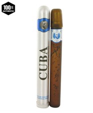 CUBA BLUE by Cuba Eau De Toilette 1.17 oz / 35 ml Spray for Men - lot of 2