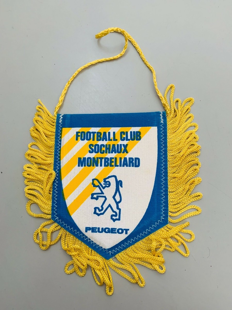 FC MULHOUSE fanion wimpel pennant football ancien annees 80-90