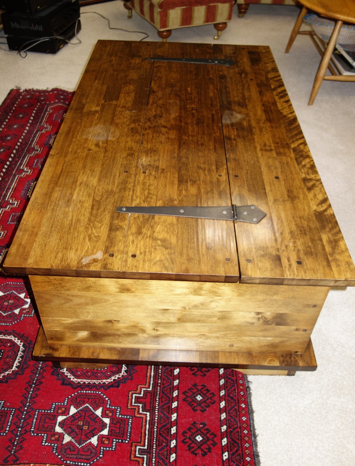 Laura Ashley Garrat 12 Drawer Coffee Table Chestnut Colour eBay