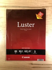 New Canon Photo Paper Pro Luster LU101 8.5 x 11 Portraits Photography sample set