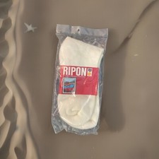 Vintage Ripon All Pro Terry Lined 85 Hi Bulk Orlon Ankle Sock