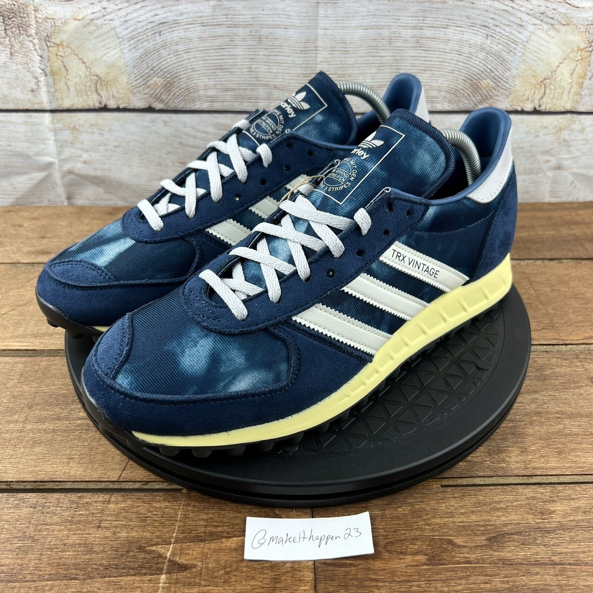 Adidas Originals TRX Vintage Parley Bleached Crew Navy White