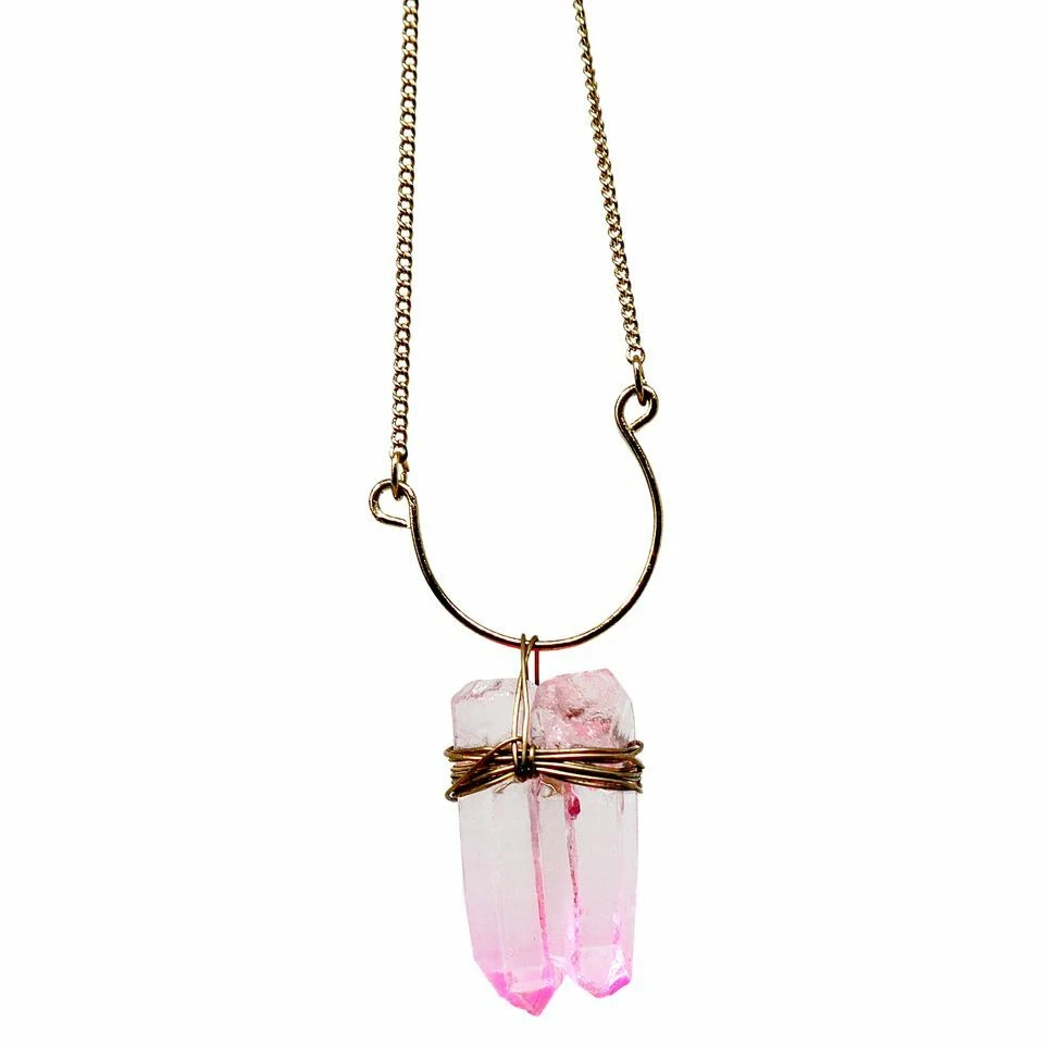 Long crystal necklace wholesale sale