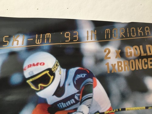 Vintage Original ROSSIGNOL USA Olympic Medalists Ski Poster 1992 - Picture 9 of 11