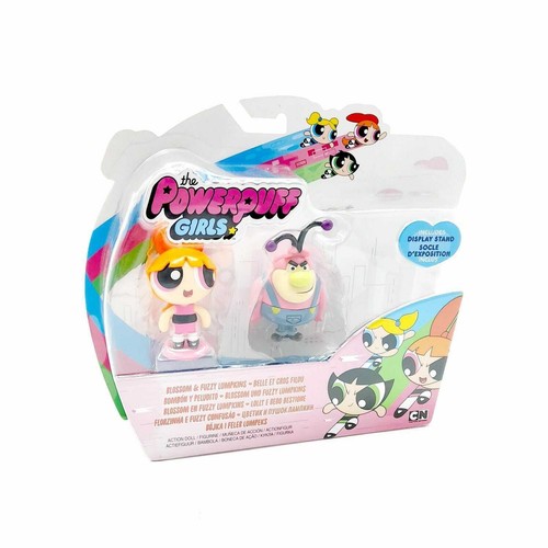 The Powerpuff Girls Blossom & Fuzzy Lumpkins 2" Rare Hard To Find Figures