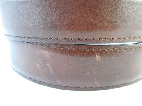 Cintura abito Allen Edmonds "WIDE BASIC" #39506 taglia 38 peperoncino scuro SCONT'D (B143) - Foto 11 di 11