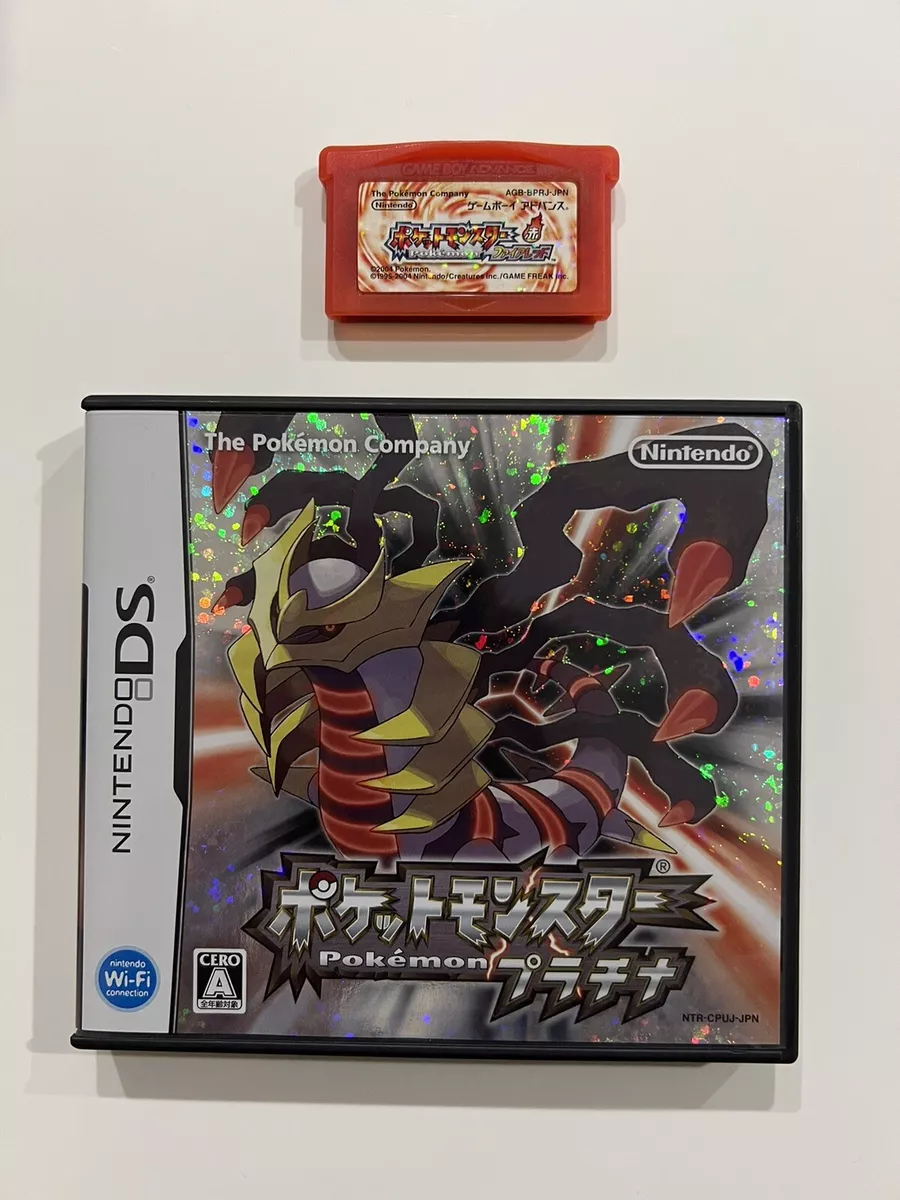 Pokemon Platinum Fire Red 2 set Nintendo DS GameBoy Advance NDS GBA Japanese | eBay