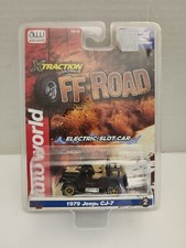 AUTO WORLD SLOT CAR 1979 Jeep CJ-7 NIB OFF ROAD