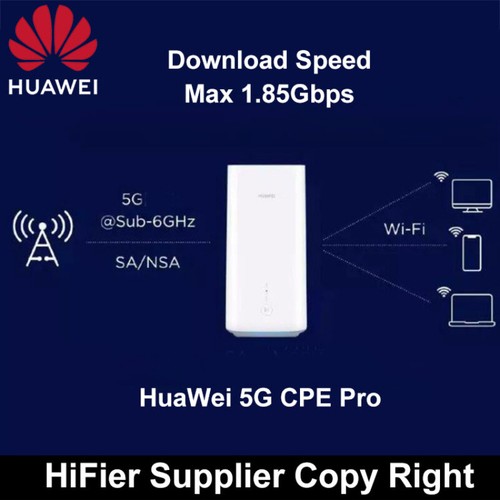 Unlocked HUAWEI 5G CPE Pro International H112370 with Sim Card WIFI6