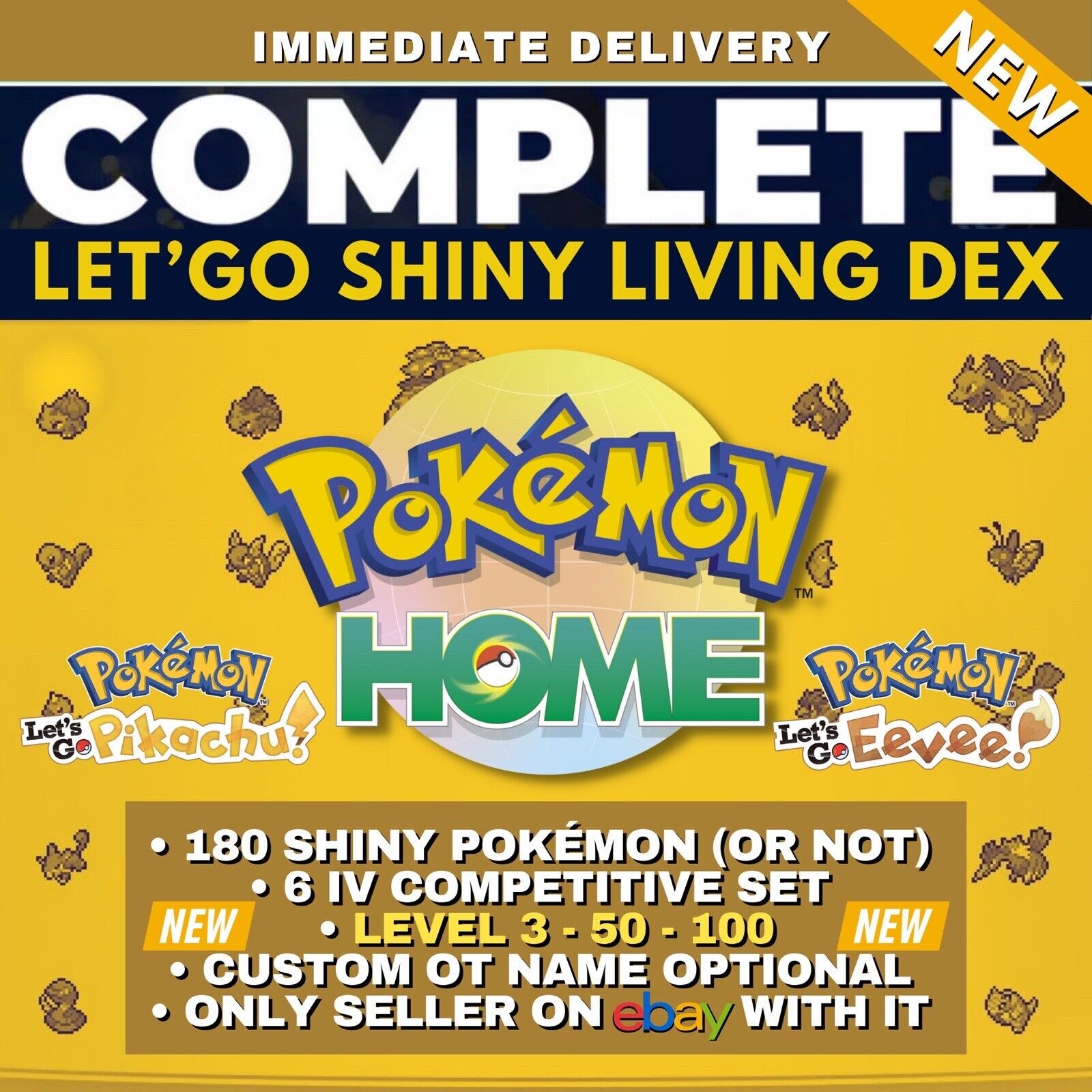 Pokemon Let's Go Pikachu Let's Go Eevee Kanto Pokedex Pokemon Home