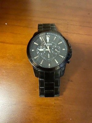 FOSSIL GRANT FS 4723 BLACK PLATED 