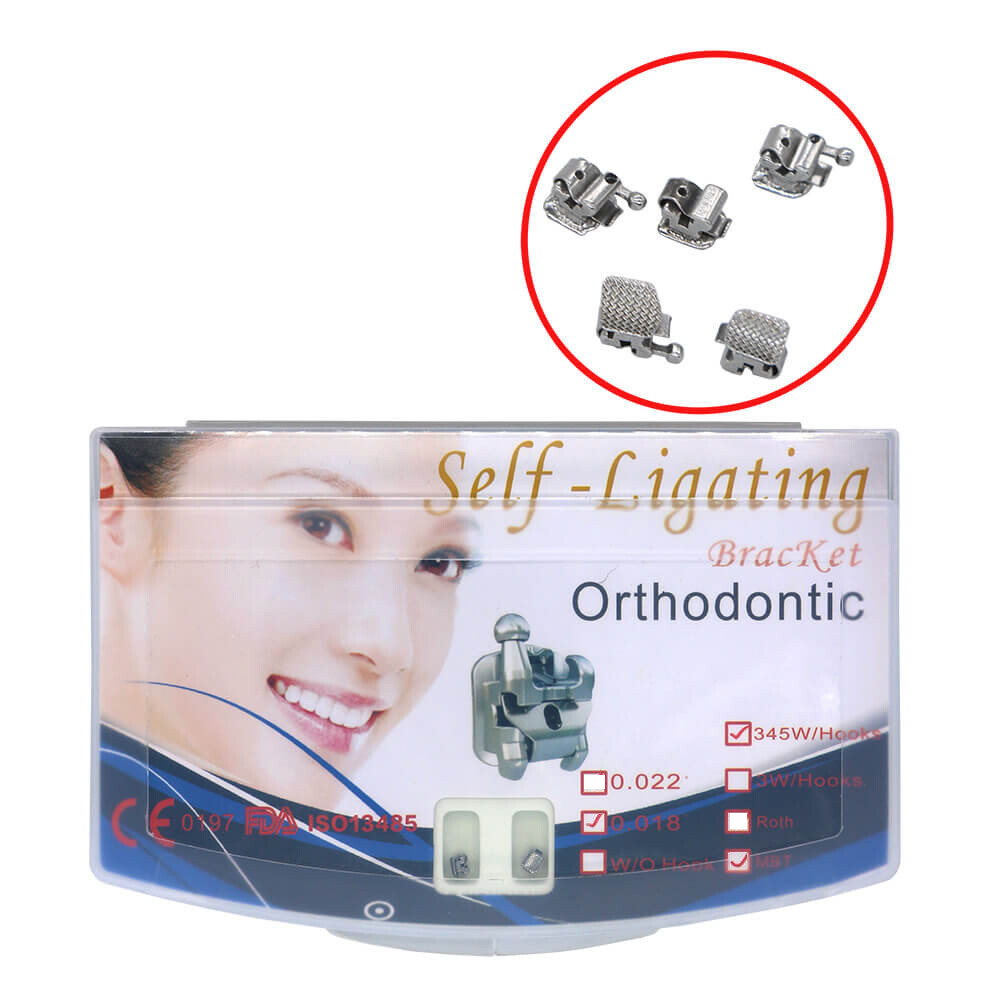 ◆MAO◆ BOMAO Dental Orthodontic self-ligating bracket brace 018 Roth