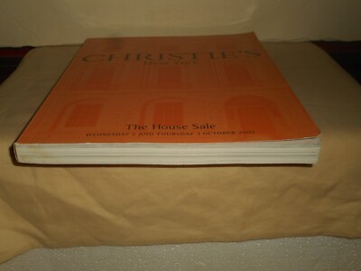 CHRISTIE'S New York AUCTION CATALOG October 2002 The HOUSE SALE