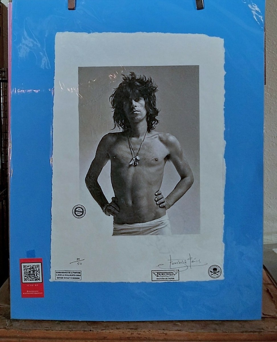 Keith Richards, Rolling Stones, Ltd. Ed. Print 22'x 15'x
