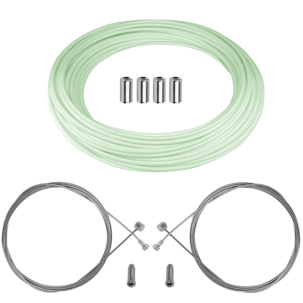 Kit câble gaine de frein téflon or laser irisé avant arrière vélo route VTT universel