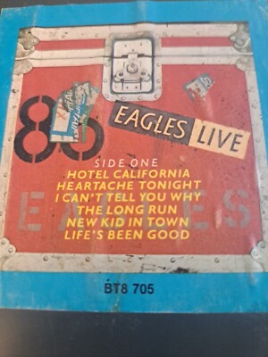 Eagles - Live - Vintage 8-Track Tape - BT8 705 - 1980 Asylum