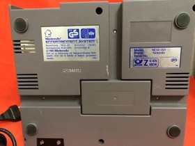 NINTENDO NES SYSTEM CONSOLE SUPER MARIO VIDEO GAME 2 CONTROLLERS BUNDLE UNTESTED