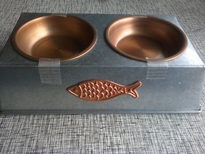 copper cat bowl