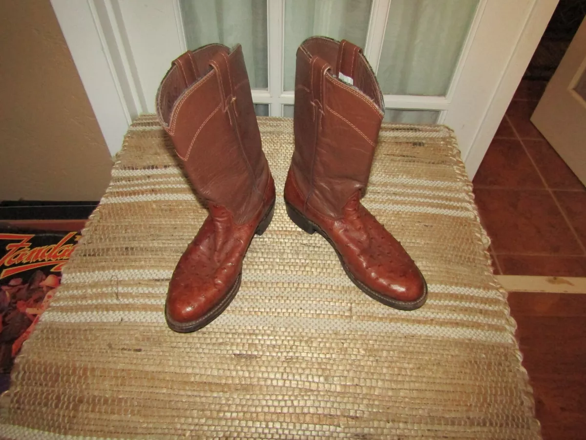 Larry mahan ostrich roper cheap boots