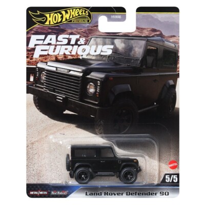 NEW Hot Wheels HYP74 Premium Fast & Furious LAND ROVER DEFENDER 90 1:64 Car Toy
