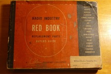 First Edition 1948 SAMS Radio Industry Red Book Replacements Parts Buyers Guide!