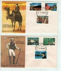 1976 Australian Explorers Set of 2 FDC's