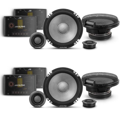 Alpine R2-S652 200W 6.5'' Component Car Speakers (2 Pairs)