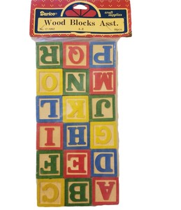 wooden blocks with letters
