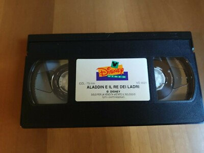 ALADDIN UND DER KÖNIG DER DIEBE - VHS WALT DISNEY NUR VHS (NO COVER)