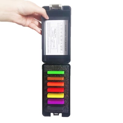 Shore A Durometer Test Block Kit | Rubber & Plastic Hardness Tester | Calibration Practice Block