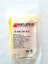 Zip Ties 4  Yellow, 18 LB. - QUANTITY OF 100